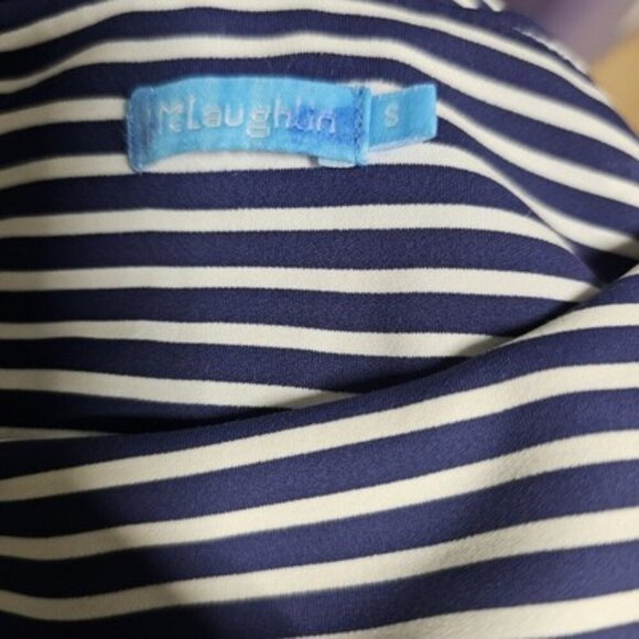 J McLaughlin Nicola Striped Sleeveless Layered Dress Women Size S Blue - Picture 6 of 15